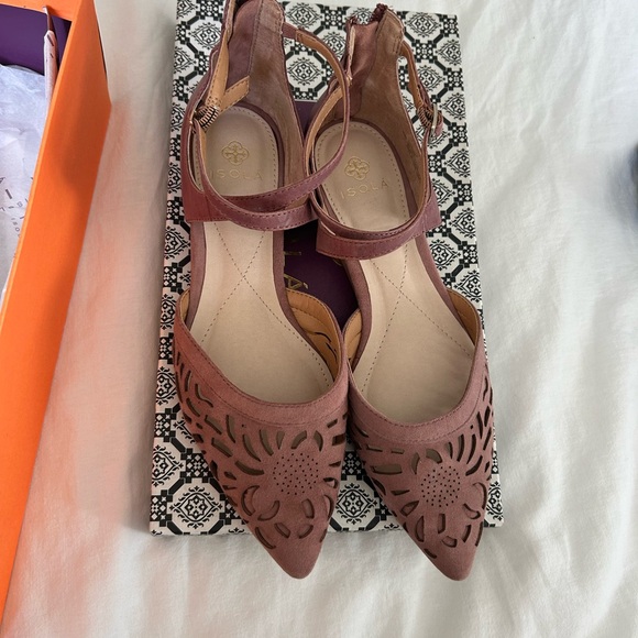 Isola Pink Laser-Cut flats - Picture 3 of 5